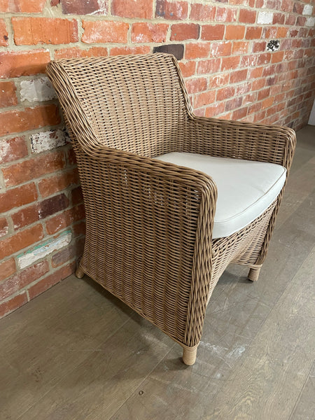 Stanway Carver Chair with Natural Cushion - Honey