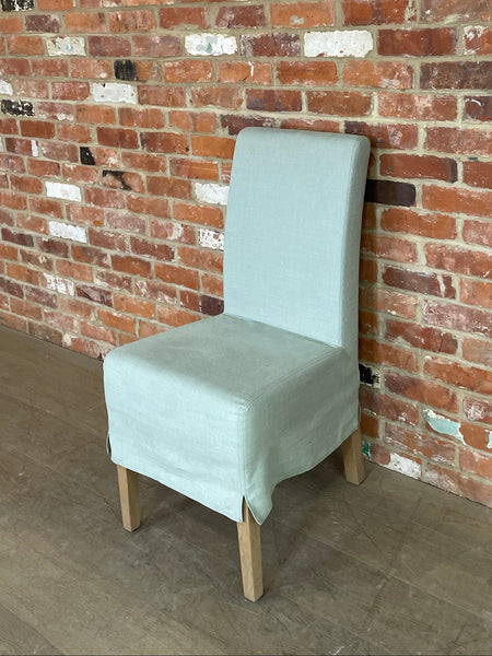 Long Island Dining Chair - Linara Alpine - Vintage Oak