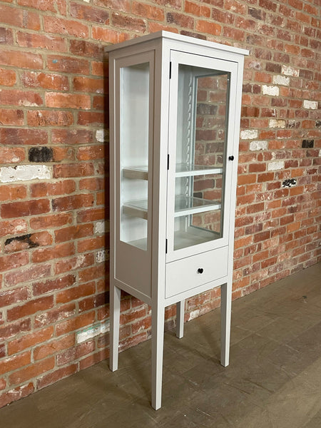 Portobello Cabinet - Left Hand - Driftwood Exterior & Silver Birch Interior