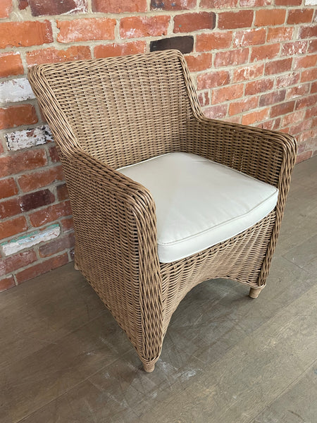 Stanway Carver Chair with Natural Cushion - Honey