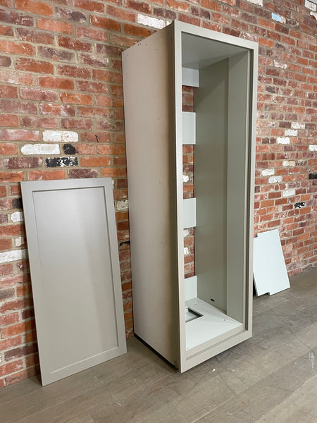 Henley 690 Full Height Fridge/Freezer Cabinet - Lead Light