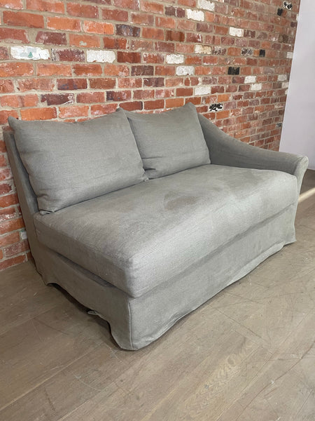 Long Island Feather Left Arm Large Return - Heavyweight Linen Spelt COMPONENT