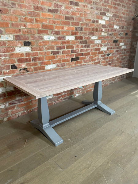 Harrogate 6 Seater Dining Table- Fog