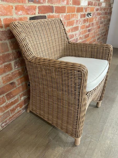 Stanway Carver Chair with Natural Cushion - Honey
