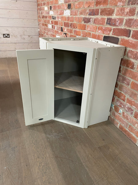 Suffolk 390 45 Degree Corner Wall Cabinet - Left- Dove Grey