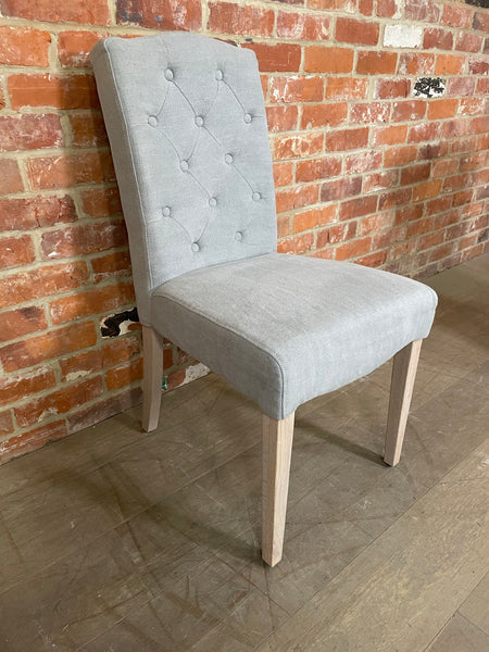 Sheldrake Dining Chair - Chloe Ash - Pale Oak Legs