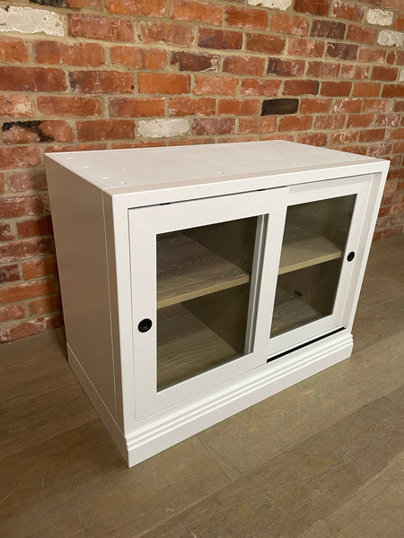 Chawton Single Glazed 2 Door Base Cabinet - Snow