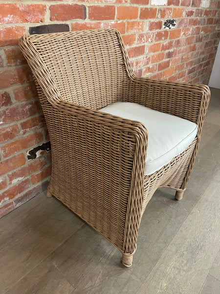 Stanway Carver Chair with Natural Cushion - Honey
