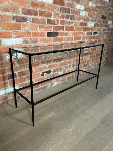 Coniston 120 Rectangular Console Table -  Black Bronze- No Shelf