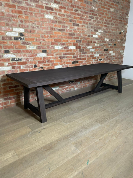 Arundel 10 Seater Dining Table, Darkened Oak