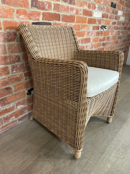 Stanway Carver Chair with Natural Cushion - Honey