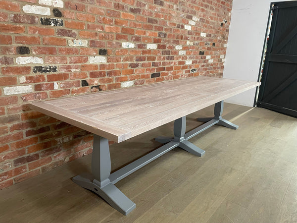 Harrogate 10 Seater Dining Table- Fog