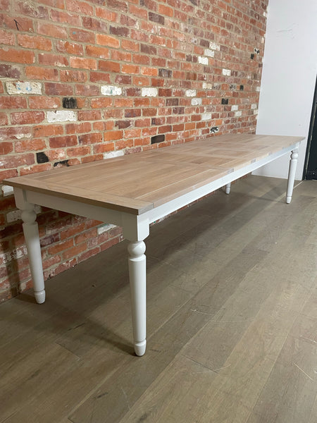 Suffolk 6-10 Seater Extending Dining Table- Silver Birch