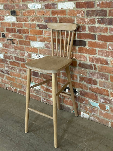 Wardley Bar Stool - Natural Oak Isoguard