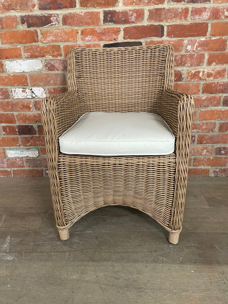 Stanway Carver Chair with Natural Cushion - Honey