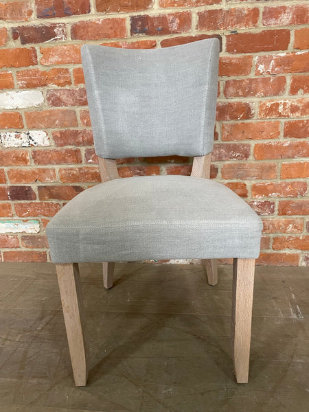 Mowbray Dining Chair - Chloe Ash - Natural Oak Legs