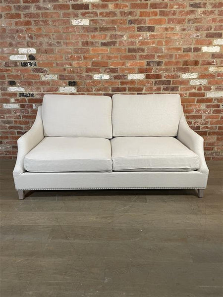 Eva Sofa Large - Hugo Pale Oat - Pale Oak Legs