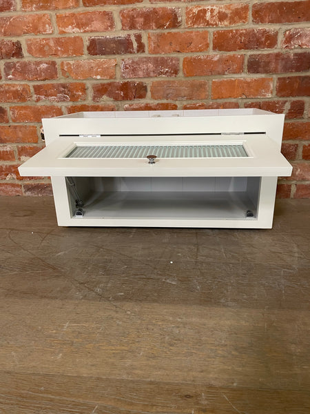 Bespoke Production - Chichester Glazed Top Box Wall Cabinet- Orkney White