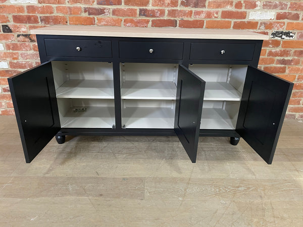 Suffolk 5ft Sideboard - Warm Black