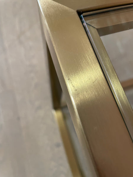 Keswick 120 Coffee Table - Brushed Brass