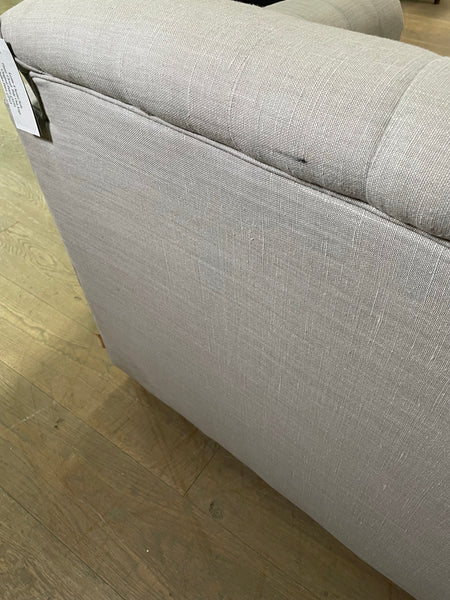 Lottie 4 Seater Sofa - Harry Cloud - Pale Oak Legs