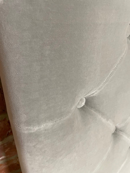 Charlotte Headboard Double - Isla Ermine