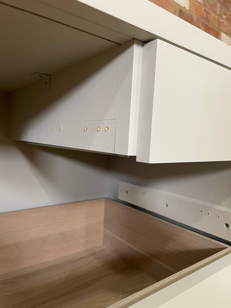 Suffolk 1350 7 Drawer Base Cabinet - Driftwood