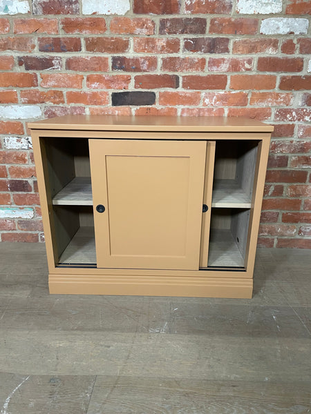 Chawton Single Sideboard With Doors - Mustard