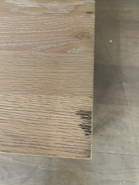 Carter 1600 Rectangular Coffee Table - Metal & Oak