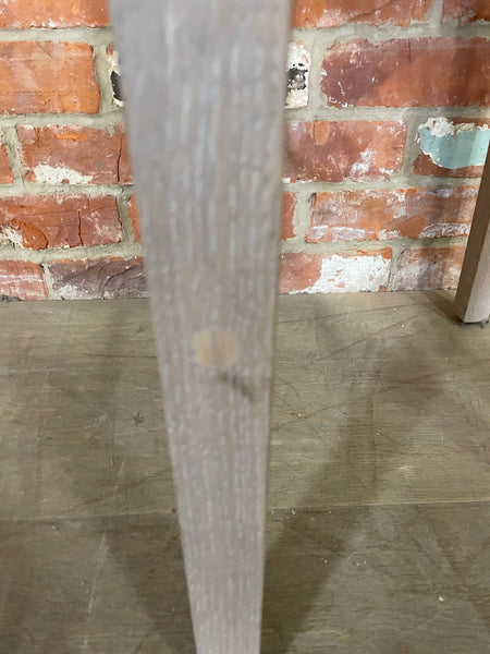 Shoreditch Bar Stool - Heavyweight Linen Pale Oat - Pale Oak