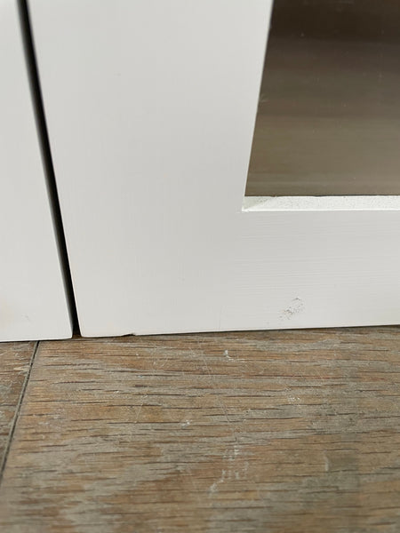 Farlow Glazed 2 Door Base Cabinet - Silver Birch