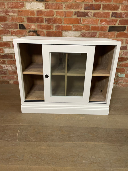 Chawton Single Glazed 2 Door Base Cabinet - Snow