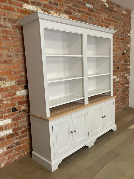 Chichester 6ft Grand Bookcase - Shingle