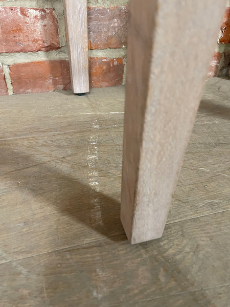 Shoreditch Bar Stool - Heavyweight Linen Spelt - Pale Oak Legs
