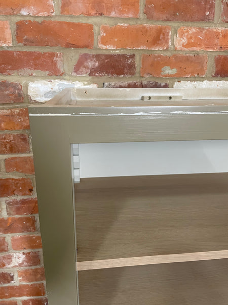 Henley 1120 Bi-fold countertop cabinet - Lead Light- No Doors