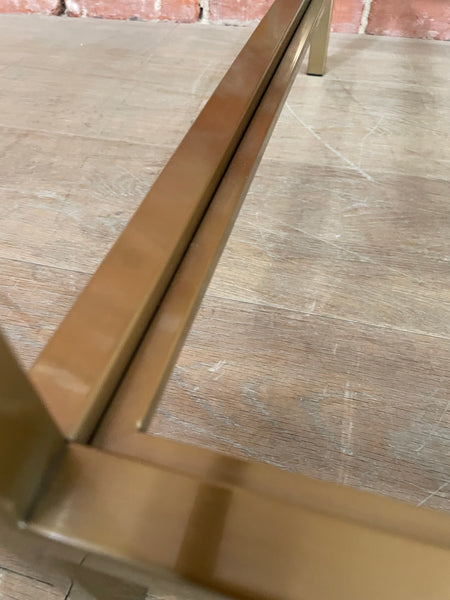 Keswick 120 Coffee Table - Brushed Brass