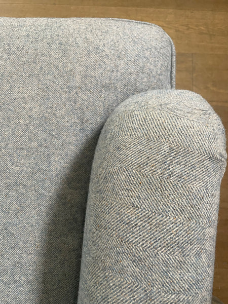 Olivia Sofa Large - Elliot Soft Teal - Pale Oak Legs