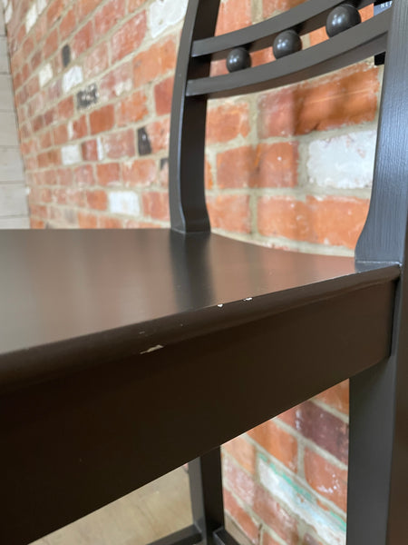 Suffolk High Back Bar Stool - Walnut