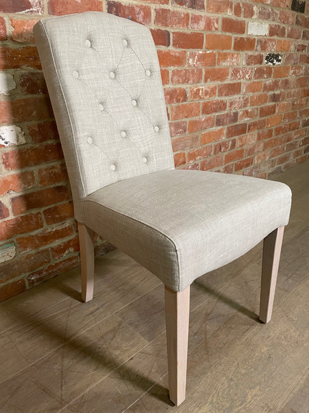 Sheldrake Dining Chair - Harry Sand - Pale Oak Legs