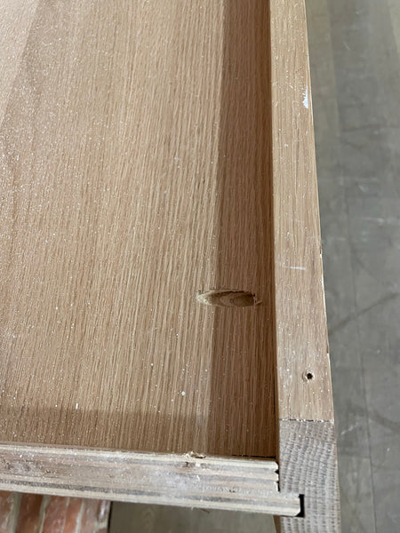 Bespoke Production - Henley Oak Open Rack Wall Cabinet