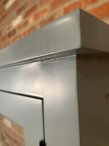 Portobello Cabinet - Right Hand - Moss External & Silver Birch Internal