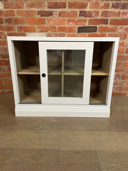 Chawton Single Glazed 2 Door Base Cabinet - Snow