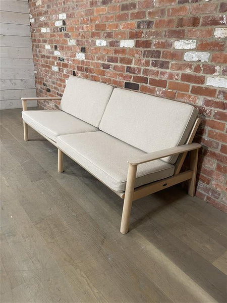 Kew Relaxed Sofa with Cushion Natural Weave