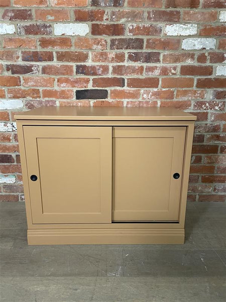 Chawton Single Sideboard With Doors - Mustard