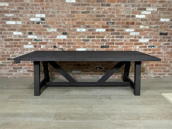 Arundel 10 Seater Dining Table, Ebony Oak