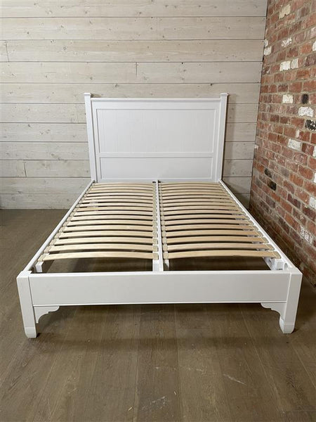 Chichester 135 Wooden Double Bed - Shell