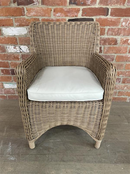 Stanway Carver Chair with Natural Cushion - Honey