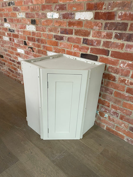 Suffolk 390 45 Degree Corner Wall Cabinet - Left- Dove Grey