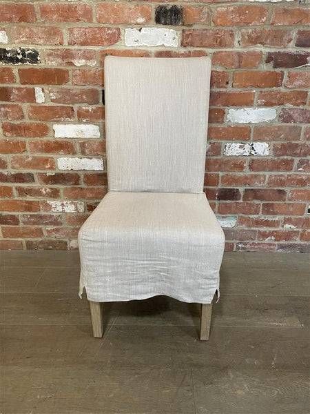 Long Island Dining Chair - Imogen Holkham Sand - Vintage Oak