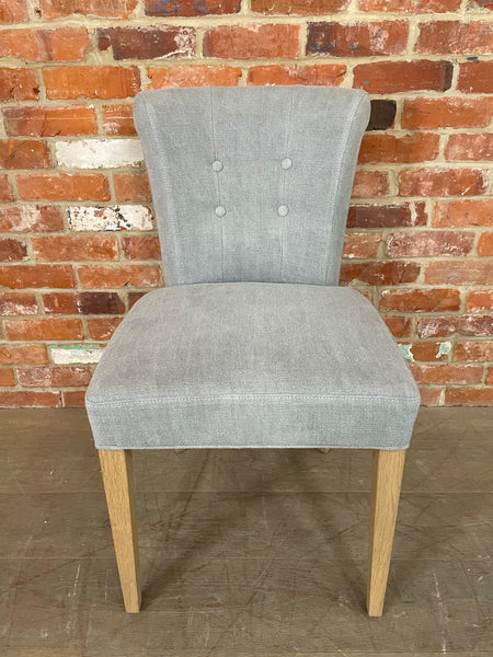 Calverston Dining Chair - Chloe Ash - Vintage Oak Legs